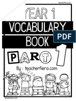 Year 1 Vocabulary Book Part 1