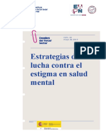 Estrategia Lucha Estigma Salud Mental