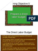 Learning Objective 5: Prepare A Direct Labor Budget