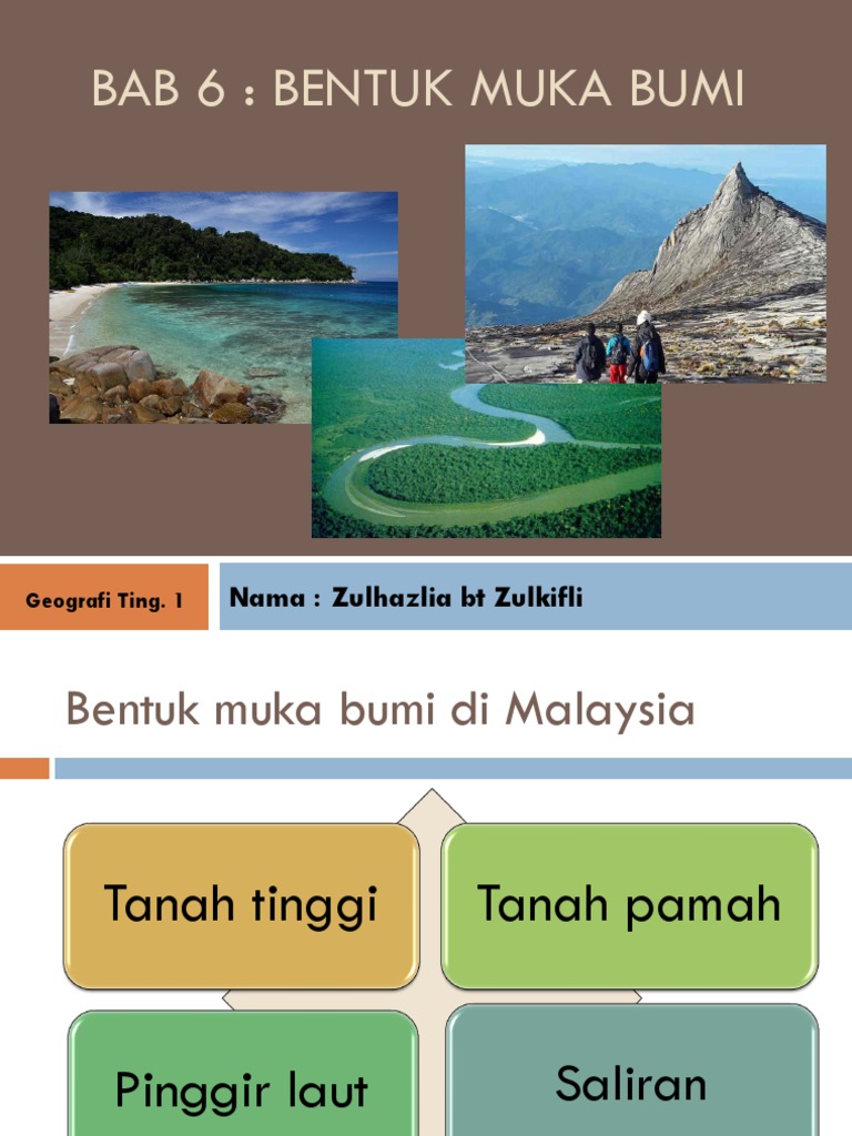 Bab 6 Bentuk Muka Bumi Pdf