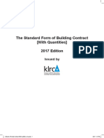 KLRCA Form of Contract (With Quantities)