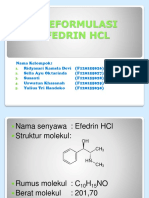 Preformulasi Efedrin HCL