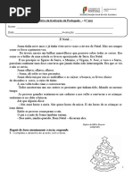 Avaliação Natal Port. 3º