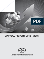 Annual Report - Jindal Poly Film - FY 2016