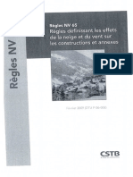 Règles NV 65 (Février 2009) DTU P 06-002 - Règles Définissant Les Effets de La Neige Et Du Vent Sur Les Constructions Et Annexes, CSTB