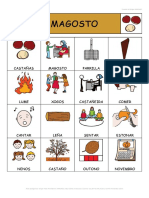 Bingo Magosto en Galego 3 Cartones 4x4