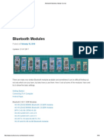 Bluetooth Modules - Martyn Currey PDF