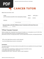What Causes Cancer at The Cellular Level - (The Cancer Tutor Website)