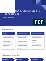 Open Science & Manufacturing Technologies