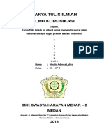 Karya Ilmiah Ilmu Komunikasi Internet