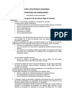 Estrategias de operaciones para el negocio de pizzas BSB frente a nueva competencia