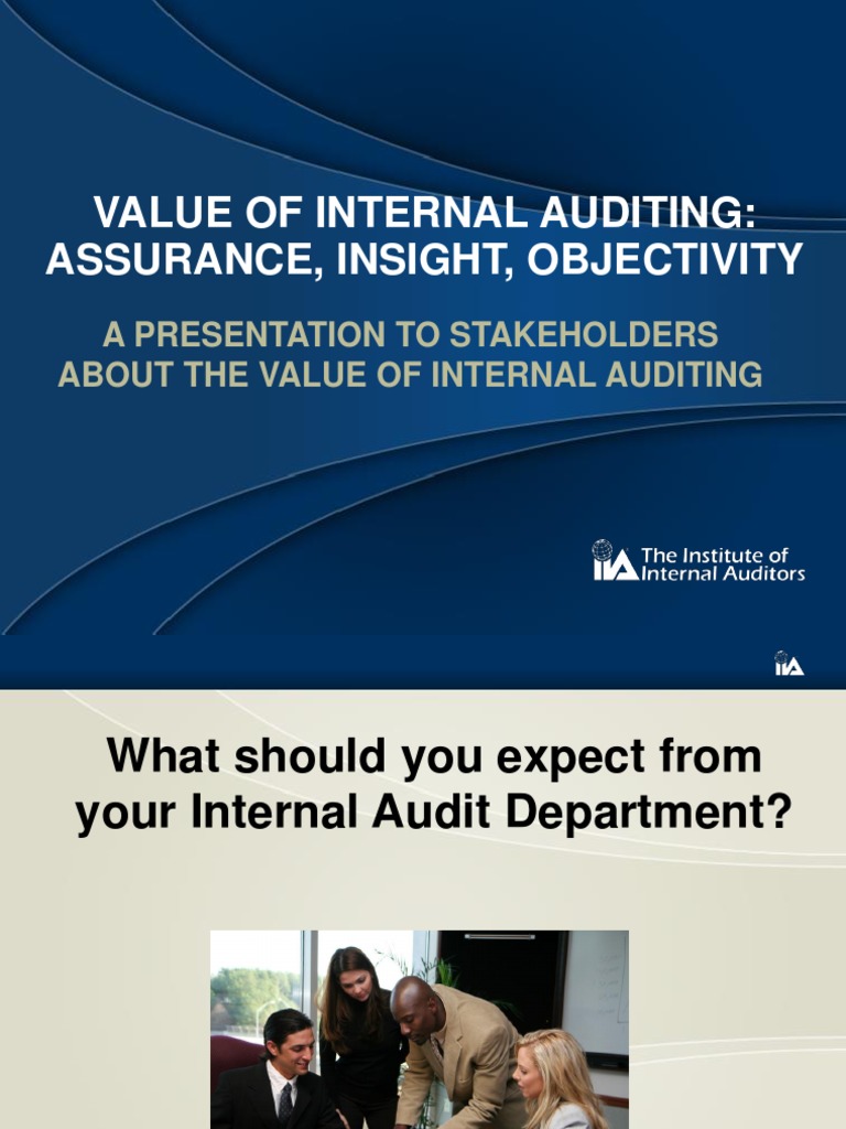 Internal Audit Value Proposition Explained | PDF | Internal Audit | Audit