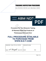 NDT Procedure BS EN 10307:2001 (Full Version Available From N-D-T.com)