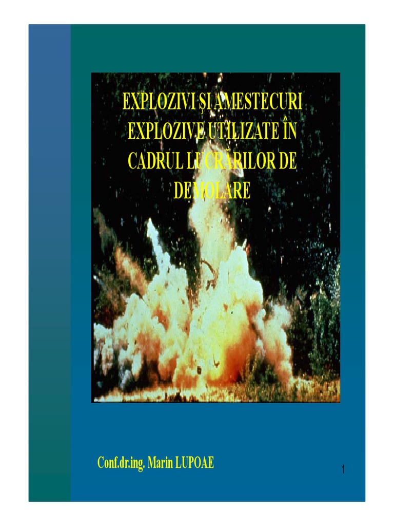 1 Explozivi | PDF