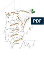 Mapa Mudo Relieve de España