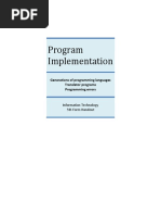 program implementation