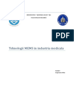 Proiect MEMS in Industria Medicala