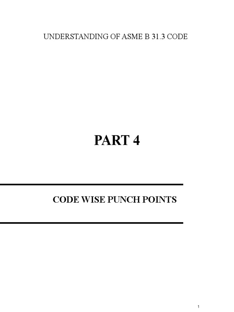 Punch Points For Piping Engineers PDF Pipe (Fluid Conveyance