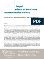 Pritchett, Lant - Capability Traps. the Mechanisms of Persistent Implementation Failure - Working Paper 234