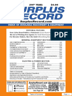 APRIL 2018 Surplus Record Machinery & Equipment Directory