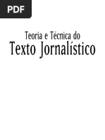 Teoria e Técnica Do Texto Jornalístico - Nilson Lage
