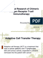The Clinical Research of Chimeric Antigen Receptor T-cell Immunotherapy 杨海平