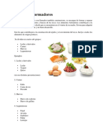 Alimentos Formadores