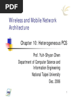 Wireless and Mobile Network Architecture: Chapter 10: Heterogeneous PCS