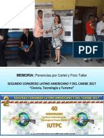 Memorias Ponencias Cartel y Taller