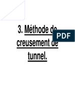 Creusement Tunnel