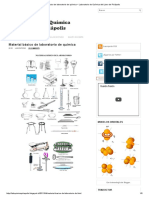 Material Básico de Laboratorio de Química - Laboratorio de Química Del Liceo de Piriápolis PDF