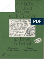 A Produccca7acc83o Capitalista Da Casa e Da Cidade No Brasil Industrial PDF