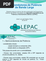 Palestra Semicondutores de Potência de Banda Larga