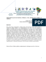 Implementação de Política Pública Uma Abordagem Teórica e Cr