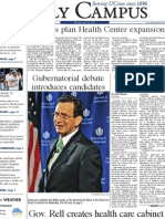 Trustees Plan Health Center Expansion: Gubernatorial Debate Introduces Candidates