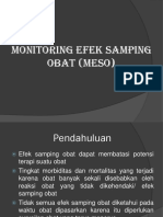 Monitoring Efek Samping Obat (Meso)