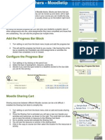 Moodle, blocks, progress bar, Sharing Cart, Quickmail