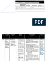 Forward Planning Document Lesson 2