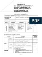 03 - Sesiones de Aprendizaje - 1º M