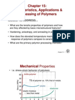 Characteristics Applications & Characteristics, Applications & Processing of Polymers