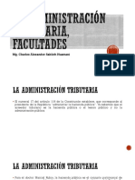 La Administración Tributaria Facultades