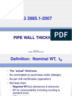 Peter Tuft - As2885 Pipe Wall Thickness
