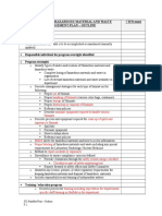 Table For Haz Mat Plan - Outline