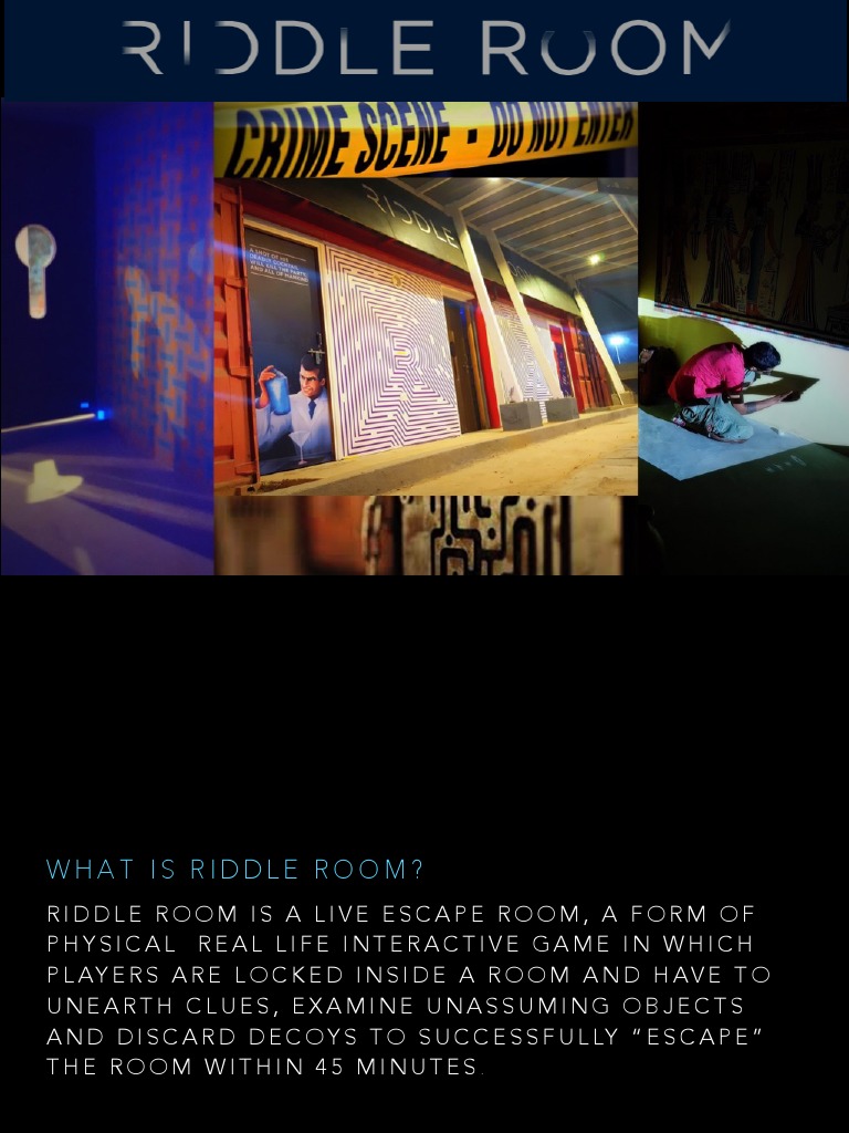 Riddle Room: Team Building Escape Game | PDF | Team Building | Critical ...