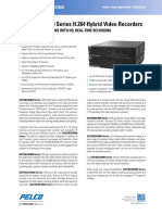 DX4700-DX4800 Series H.264 Hybrid Video Recorders Specification Sheet