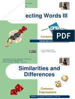 Connecting Words Similarities and Differences