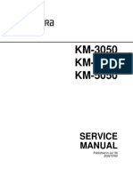 Service Manual for KM-3050, KM-4050, KM-5050 Copiers