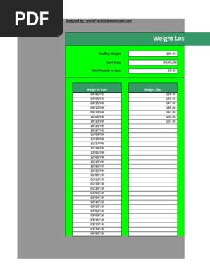 Weight Loss Tracker