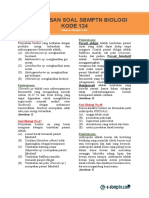 Soal SBMPTN Biologi Dan Pembahasan Lengkap