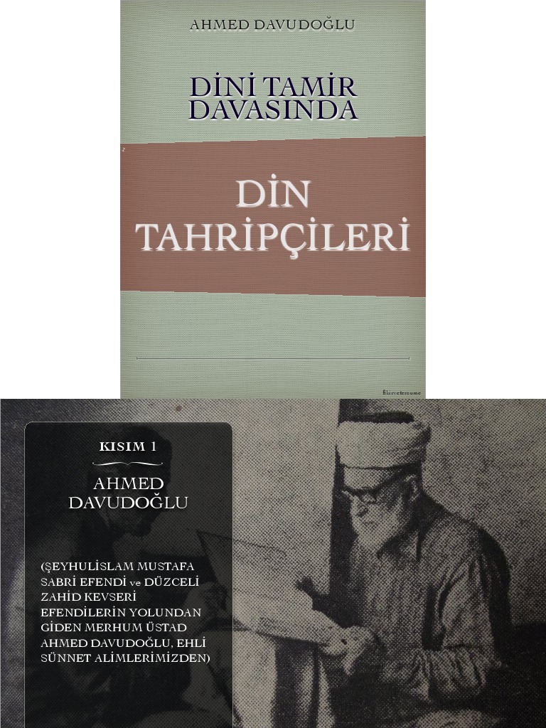 ahmet davudoglu dini tamir davasinda din tahripcileri pdf